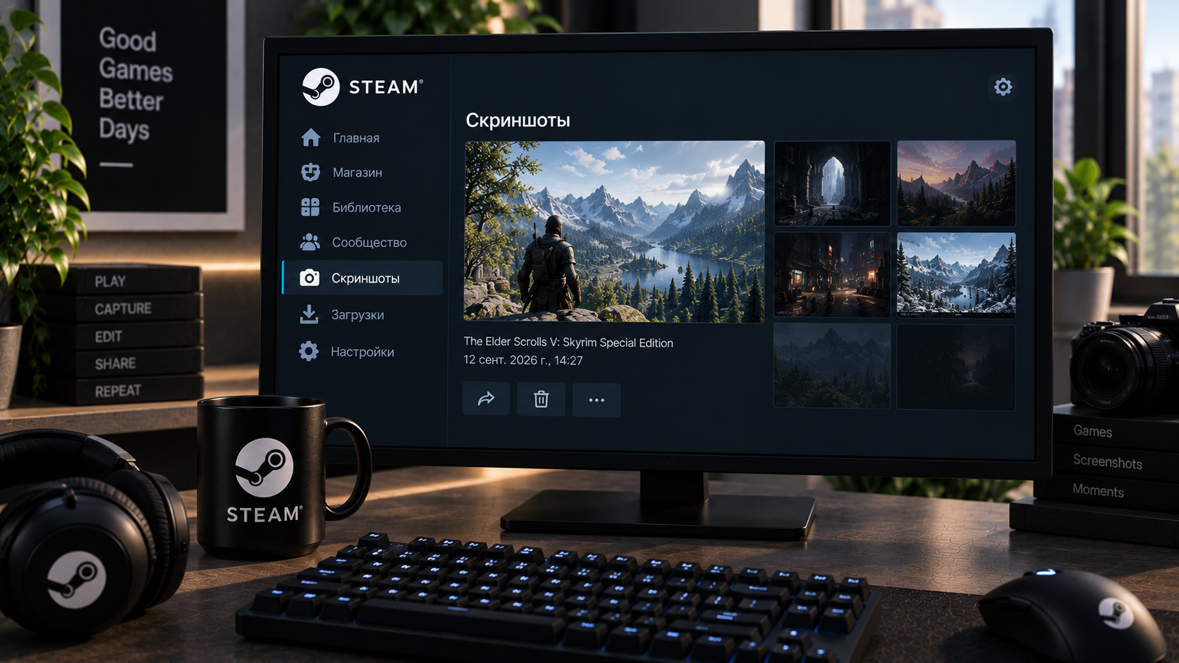 Как сделать скриншот в Steam и где он сохраняется