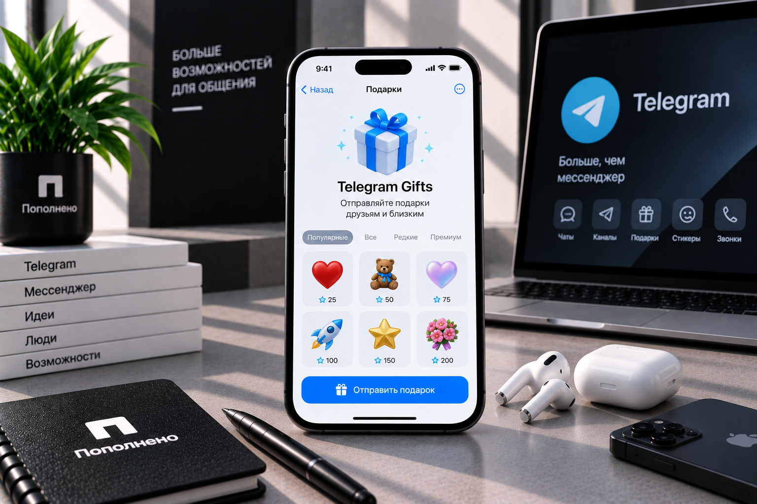 Подарки в Telegram