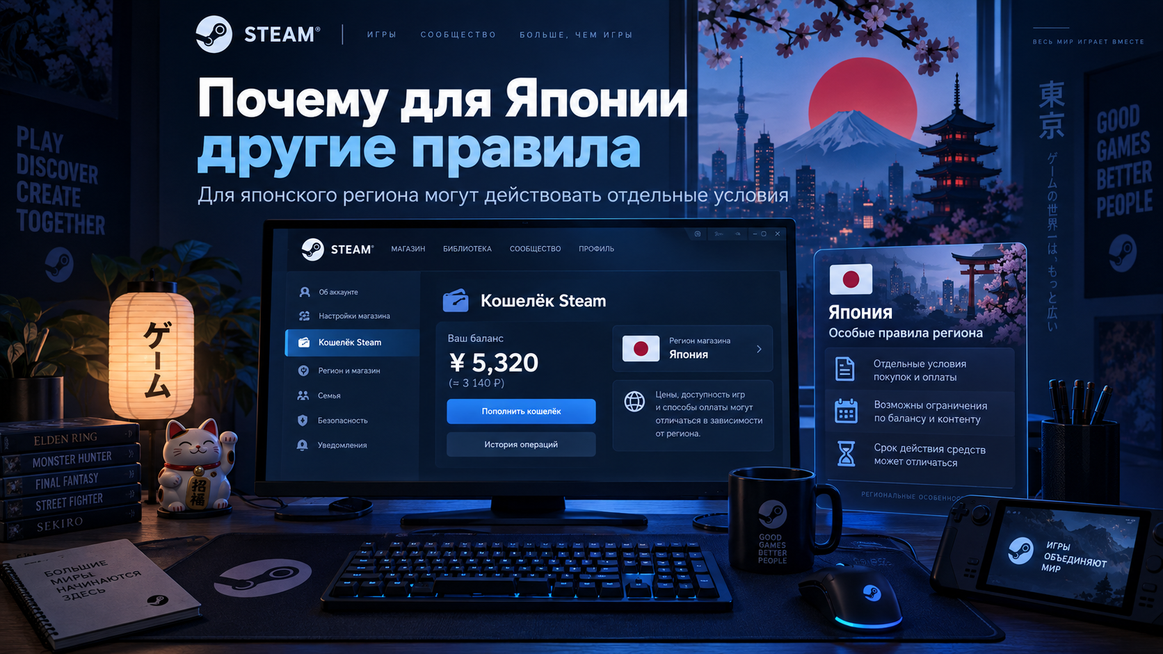 Почему для Японии другие правила