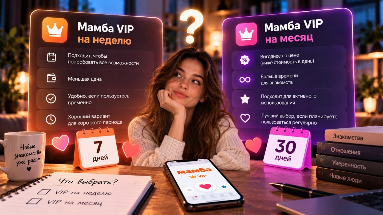 Что лучше: VIP на неделю или на месяц