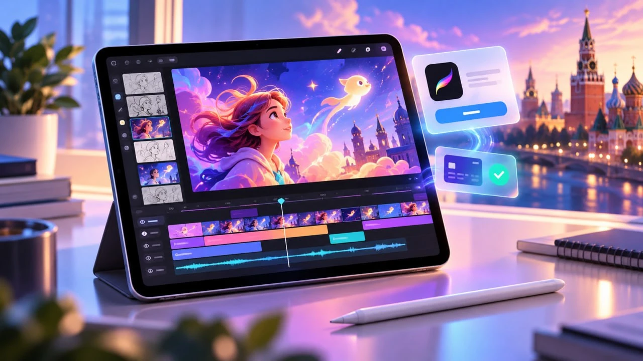 Как купить Procreate Dreams на iPad из России в 2026 году