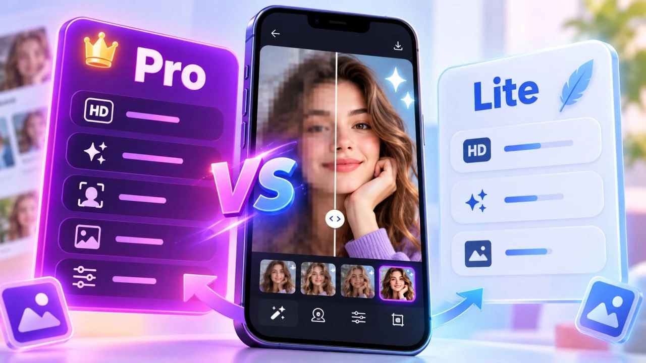 Remini Pro и Remini Lite — одно и то же?