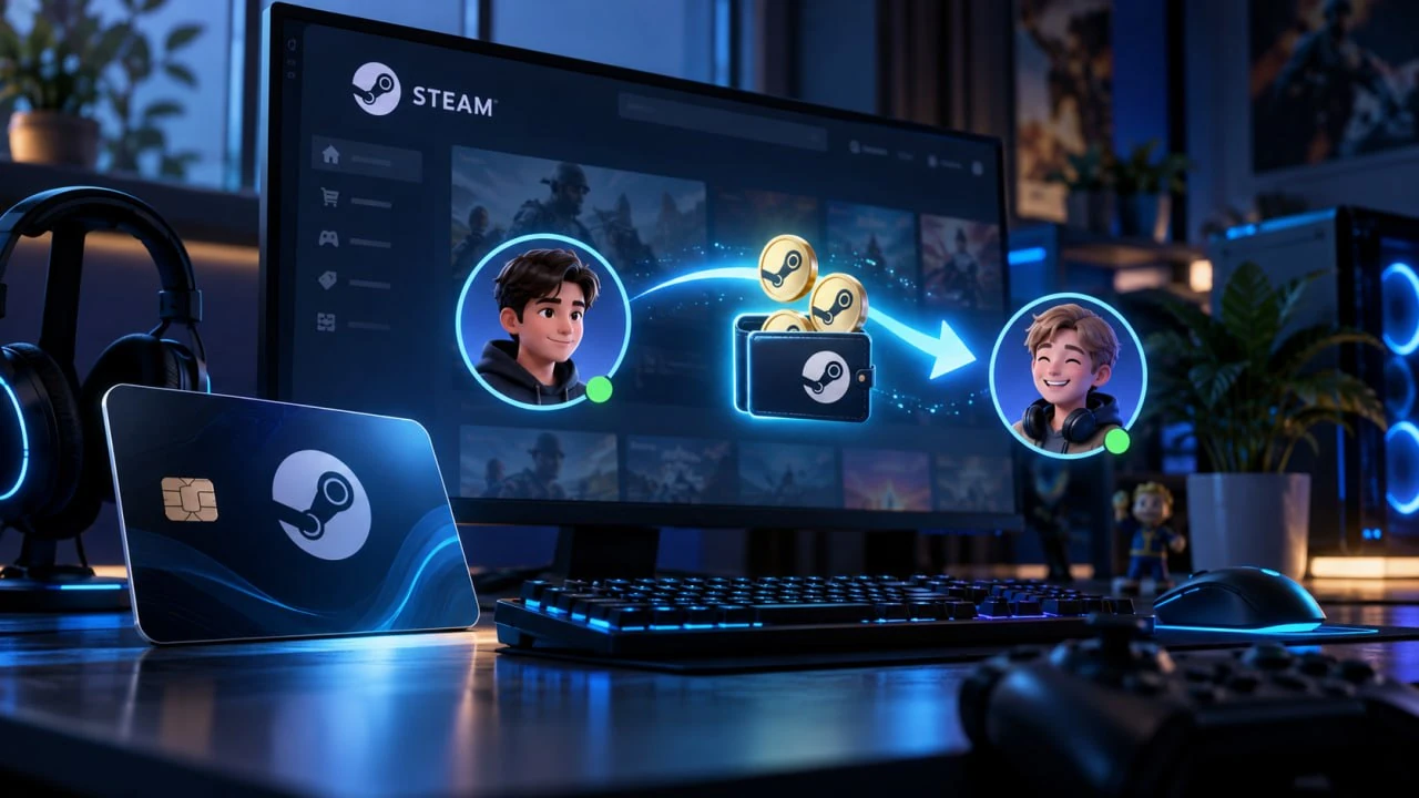 Как пополнить Steam другу в 2026 году