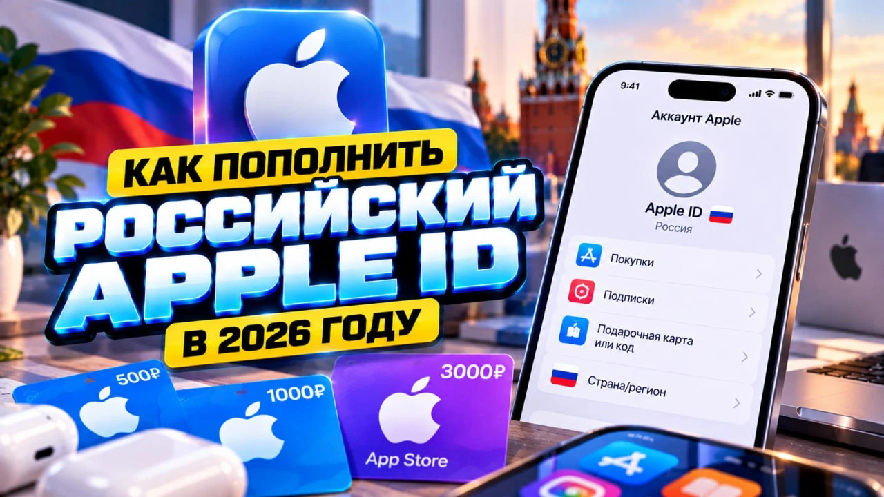 Как пополнить российский Apple ID в 2026 году