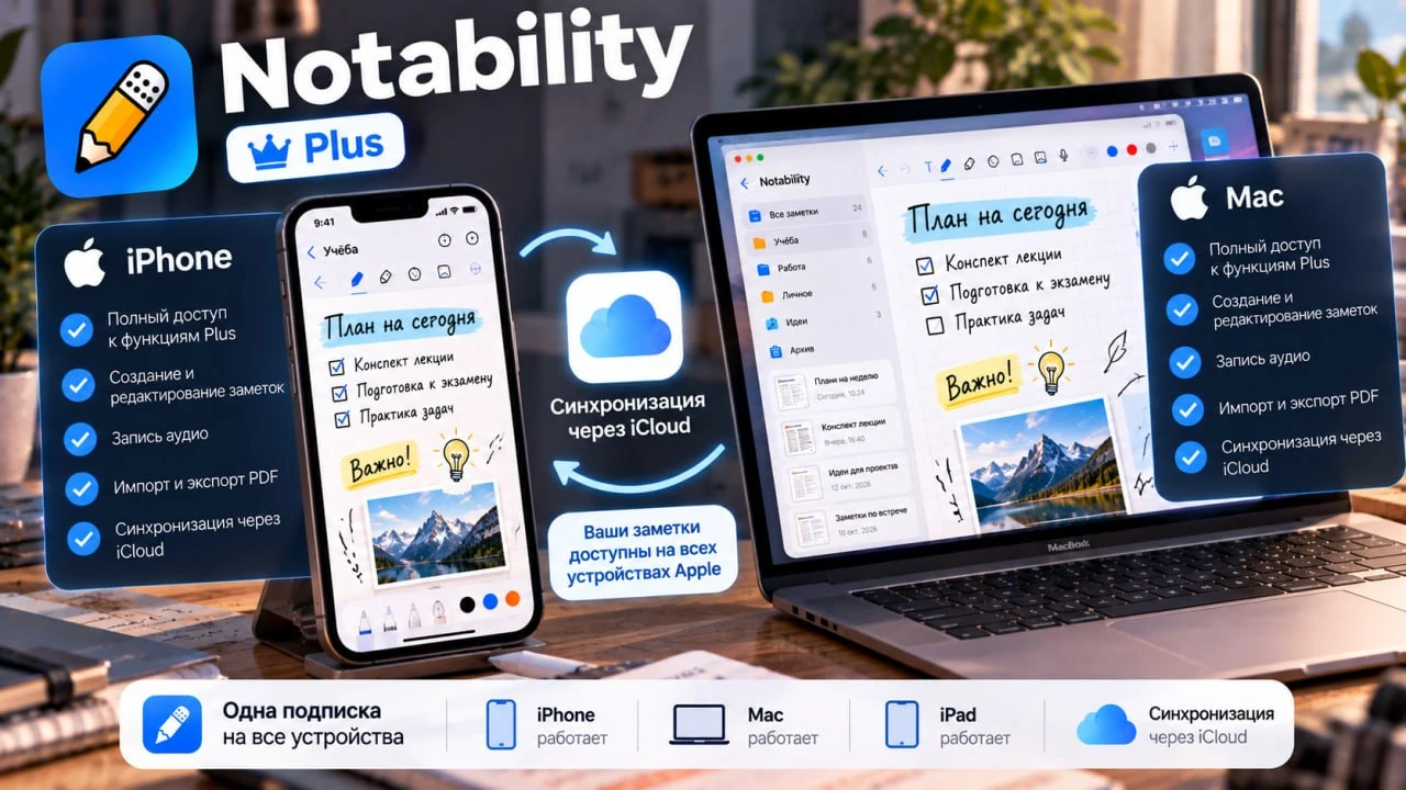 Будет ли Plus работать на iPhone и Mac