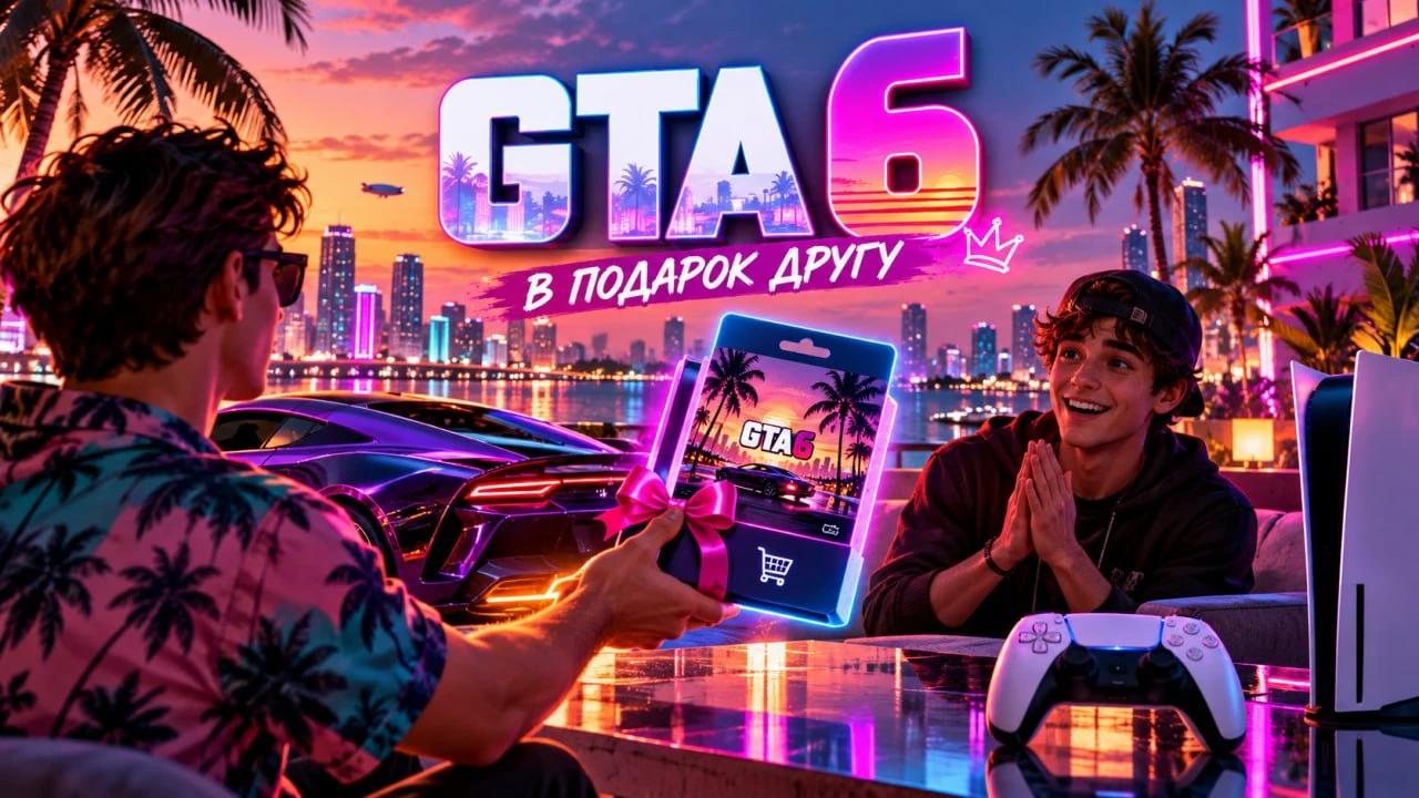 Как подарить GTA 6 другу на PS5 из России в 2026 году