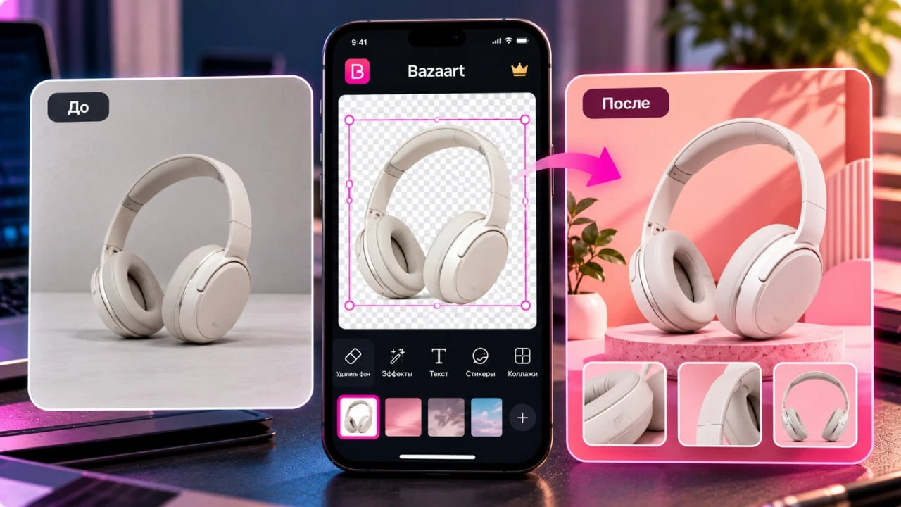 Подойдёт ли Bazaart для карточек товаров