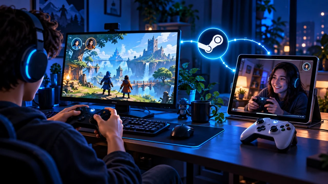 Как играть через Steam Remote Play Together с другом
