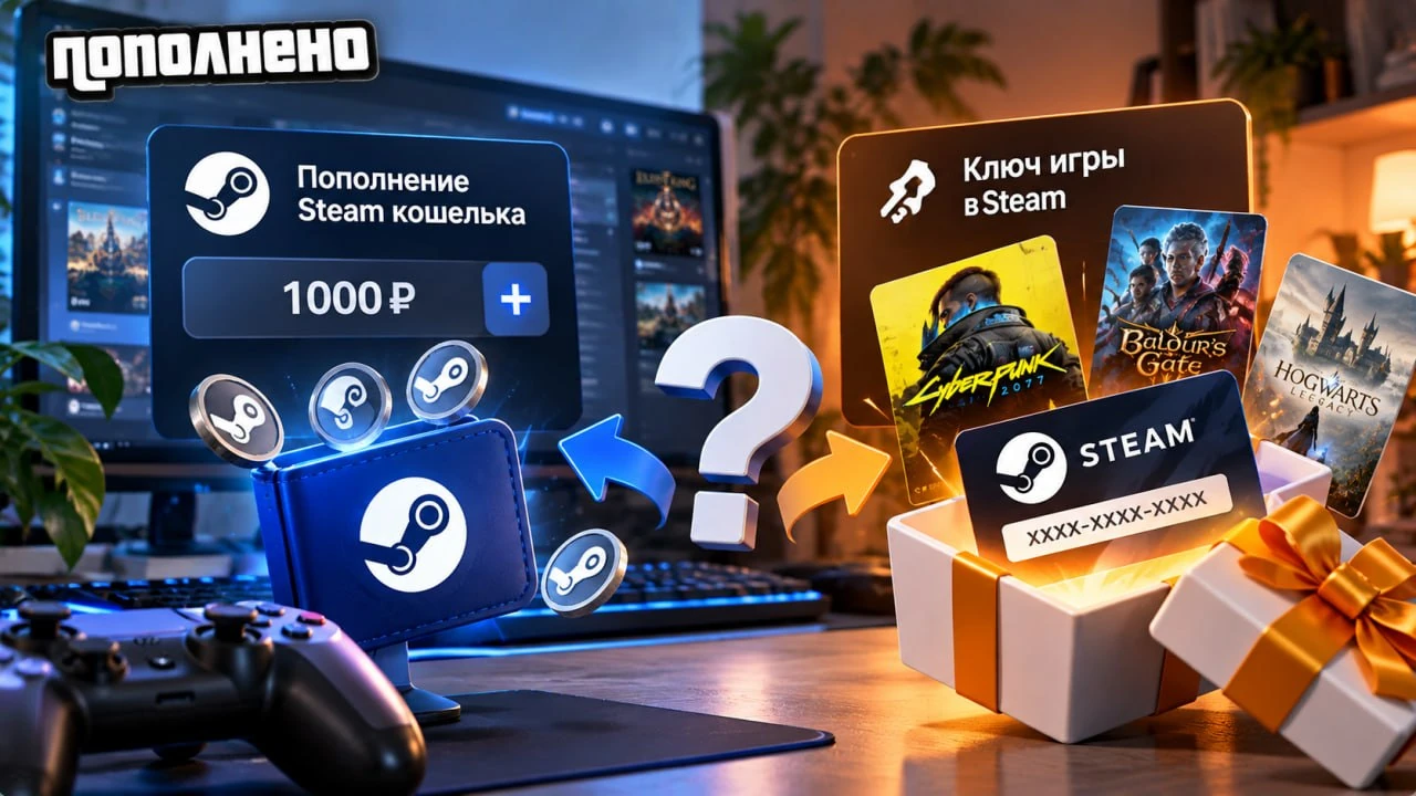 Когда ключ удобнее покупки через кошелёк