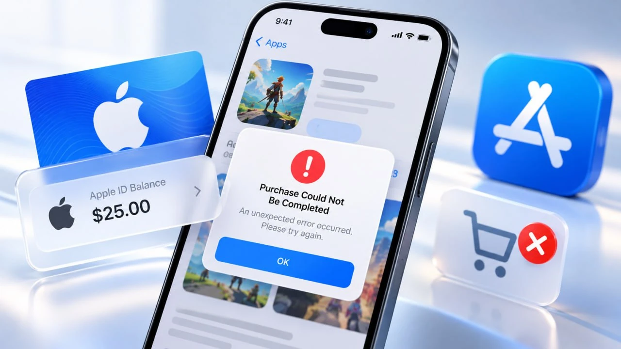 На Apple ID есть деньги, но покупка не проходит: что делать в 2026 году