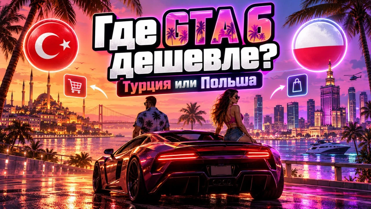 Где GTA 6 дешевле — в Турции или Польше