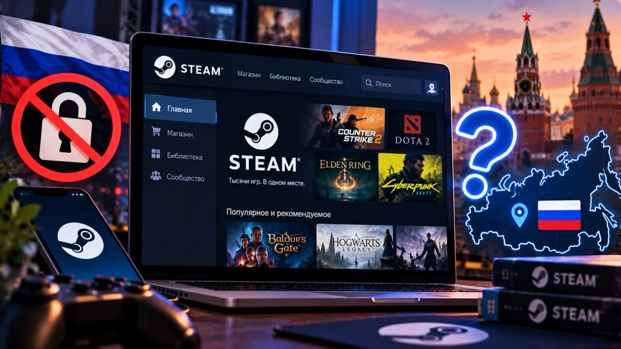 Заблокировали ли Steam в России в 2026 году
