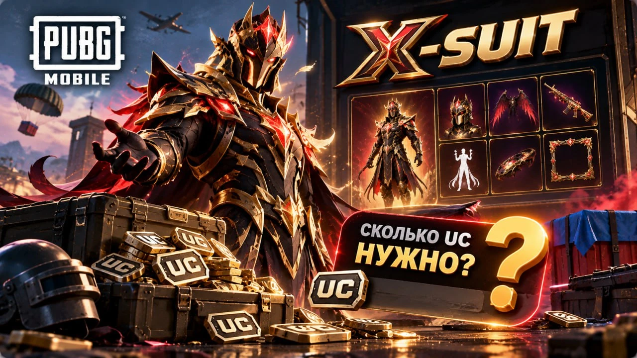 X-Suit в PUBG Mobile — сколько UC нужно для покупки в 2026 году