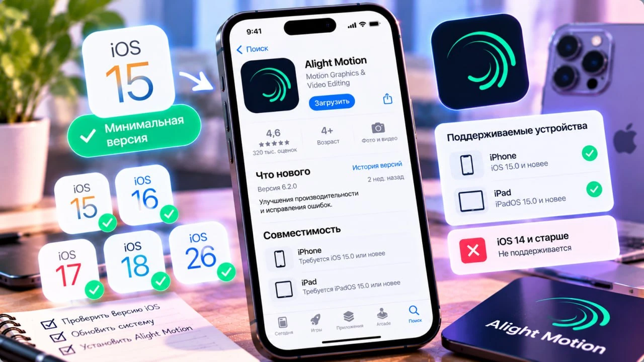 Какая версия iOS нужна