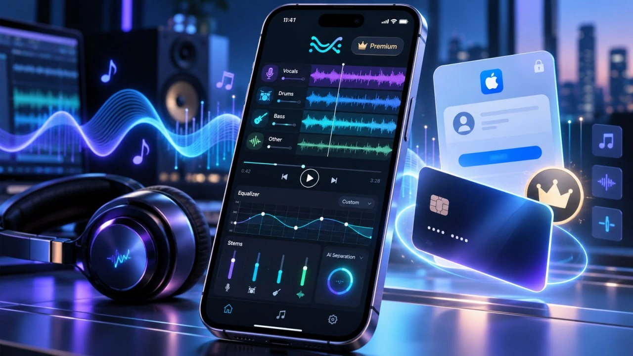 Купить Moises Premium на iPhone из России в 2026 году - цена и оплата
