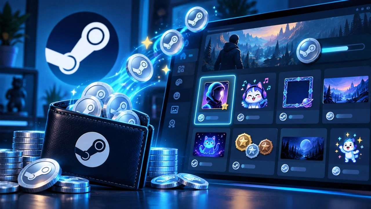 Как получить очки Steam в 2026 году и потратить их