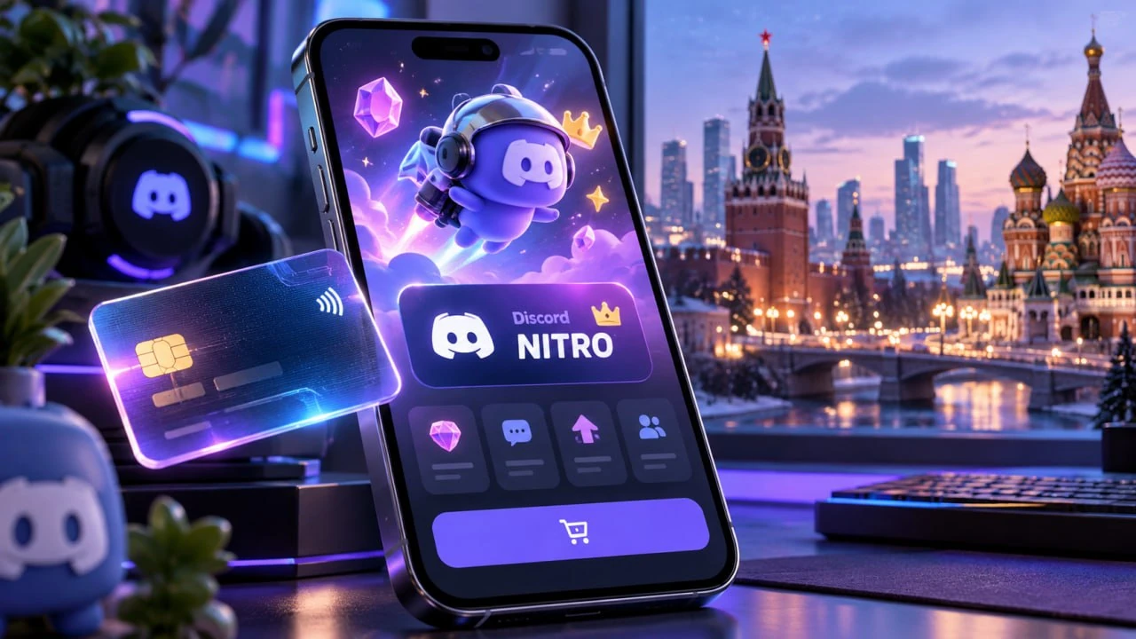 Как оплатить Discord Nitro на iPhone из России в 2026 году