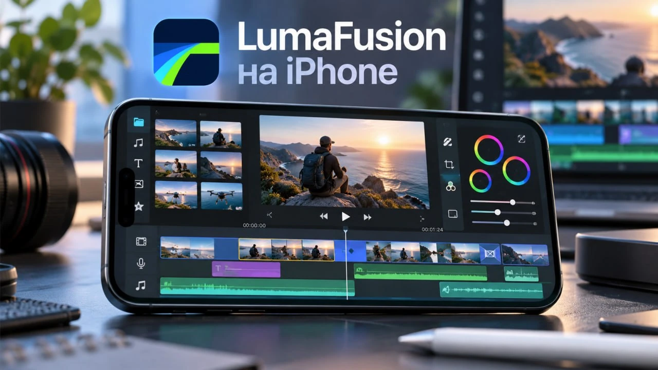 Работает ли LumaFusion на iPhone