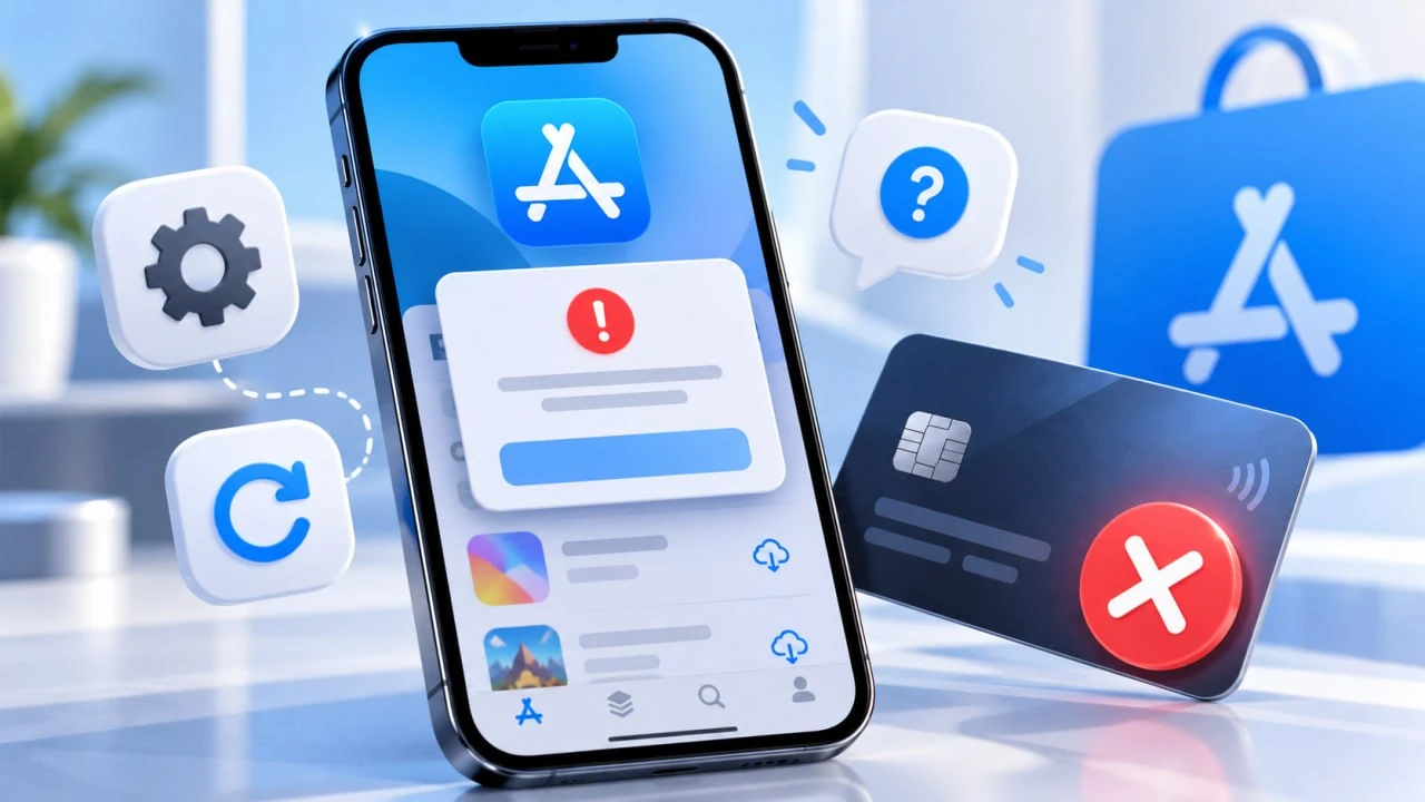 Платёж не выполнен или отклонён в App Store: что делать в 2026 году
