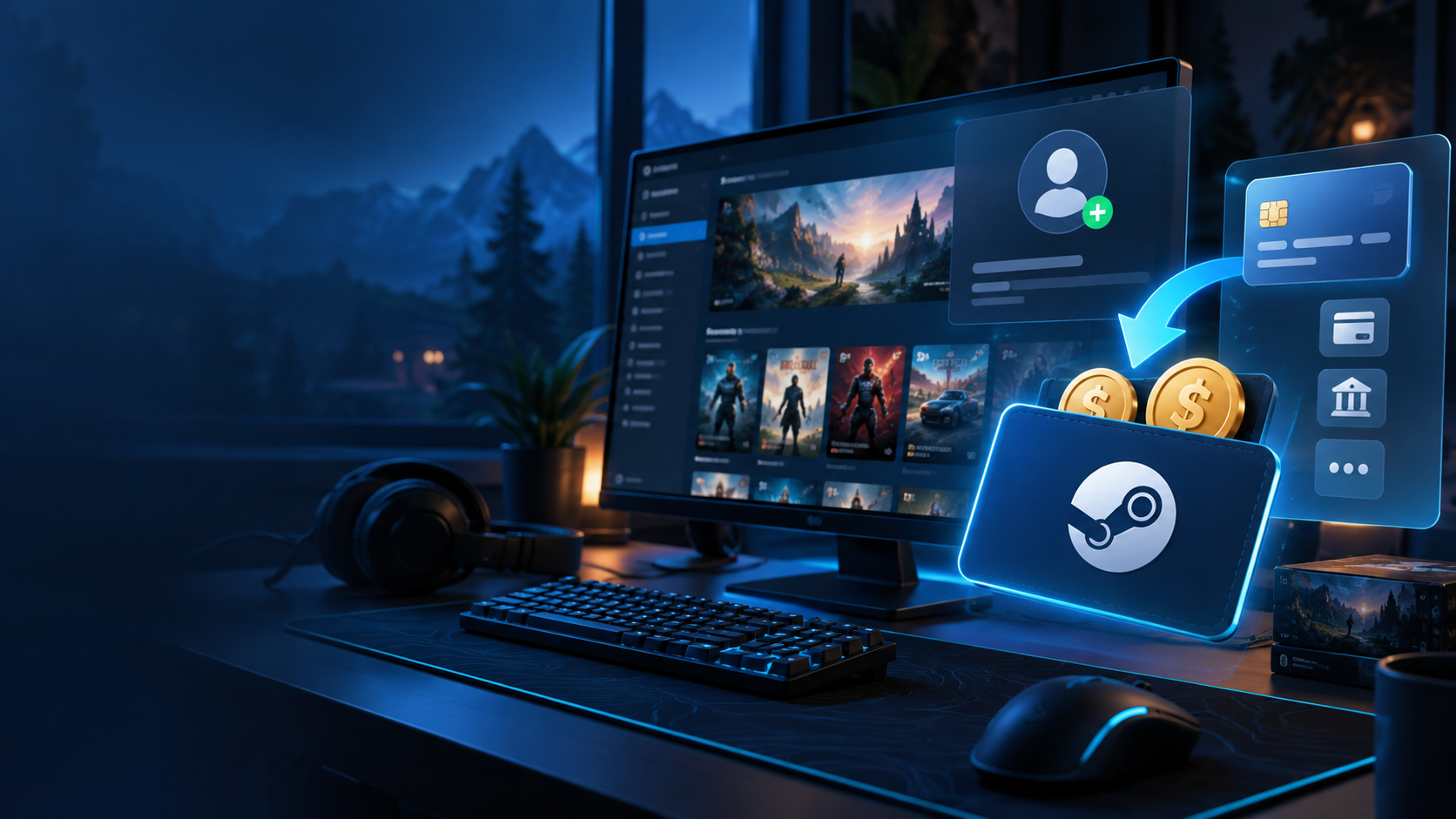 Можно ли пополнить новый аккаунт Steam в 2026 году