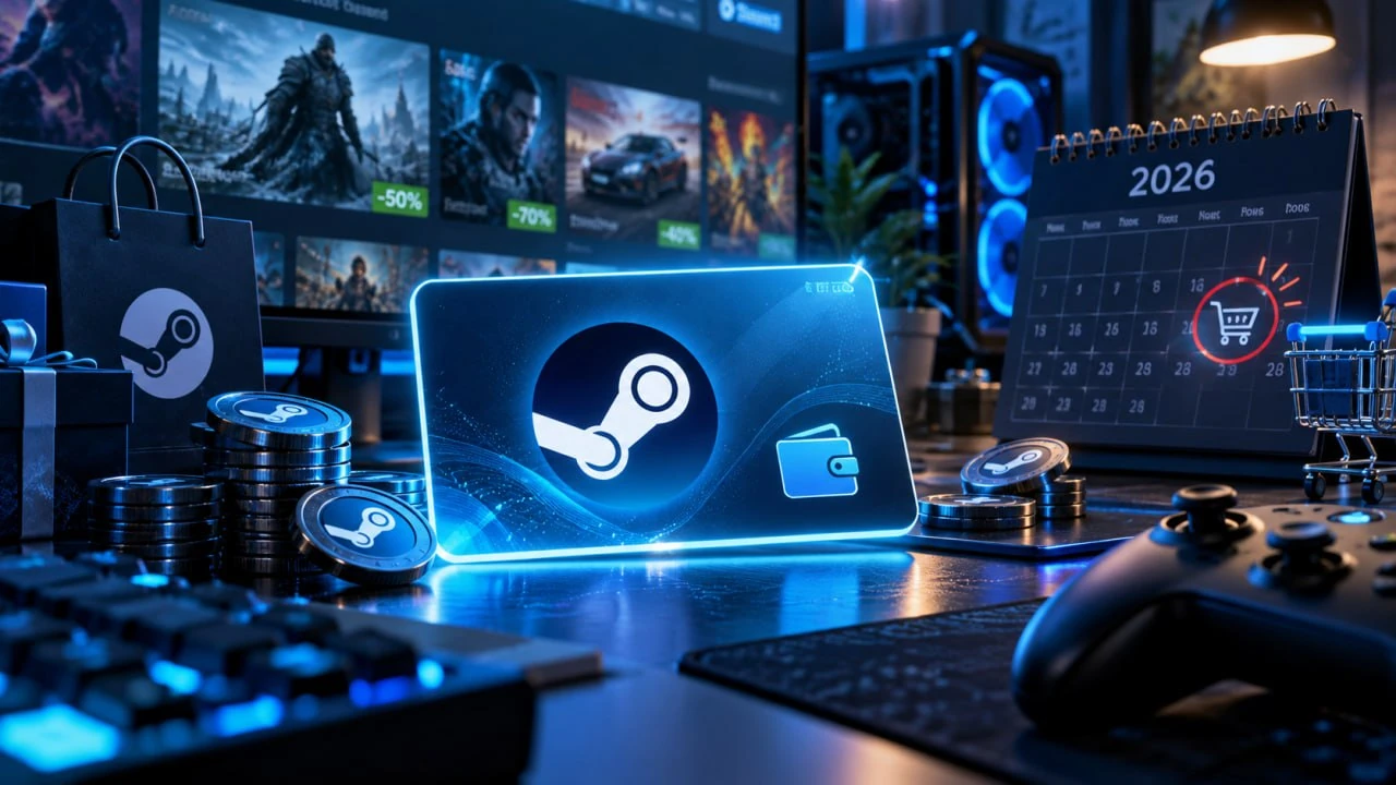 Как пополнить Steam перед распродажей в 2026 году