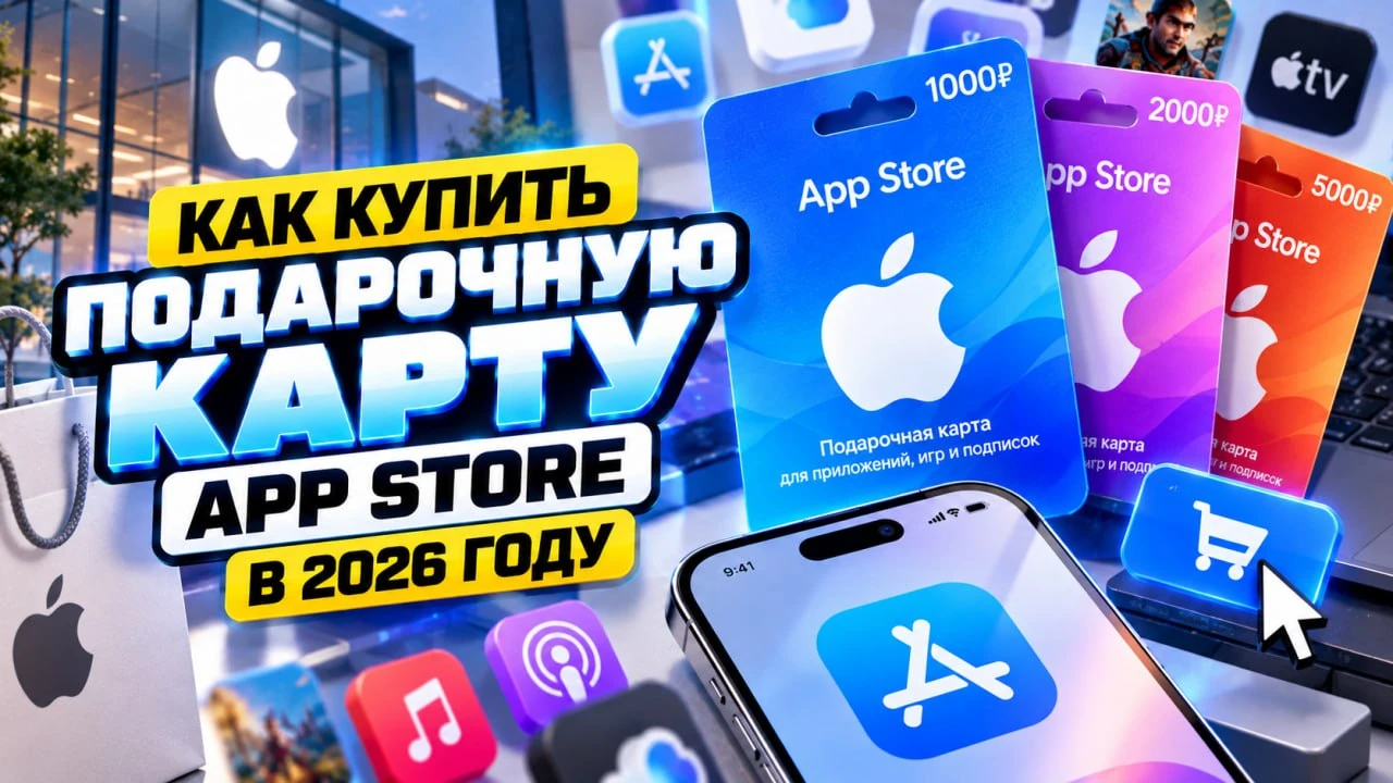 Как купить подарочную карту App Store в 2026 году