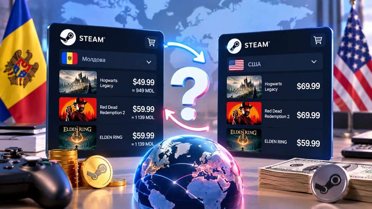 Как пополнить Steam в Молдове в 2026 году: по логину и в долларах