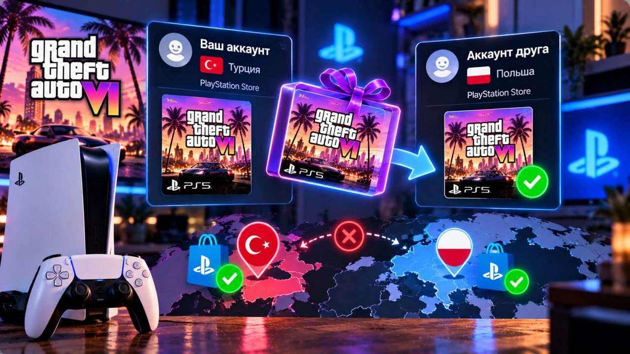 Почему регион PSN важен для подарка