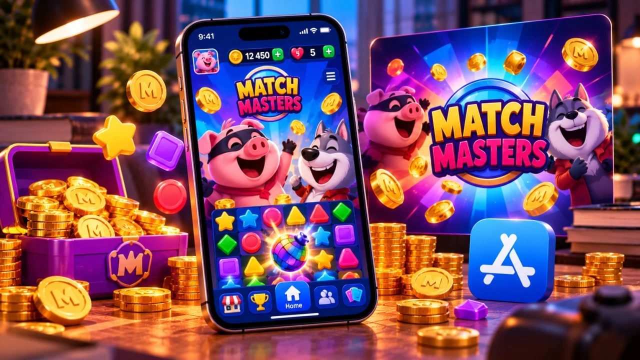 Купить монеты Match Masters на iPhone из России в 2026 году