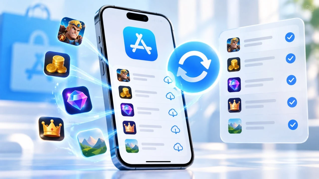 Как восстановить покупки в приложении на iPhone