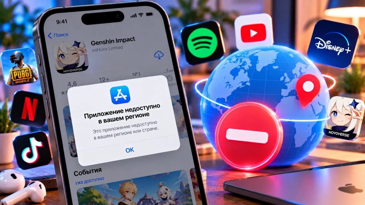 Приложение недоступно в вашем регионе App Store: что делать